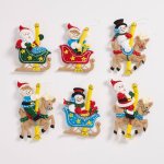 (image for) Santa and Carousel Felt Stocking Kit